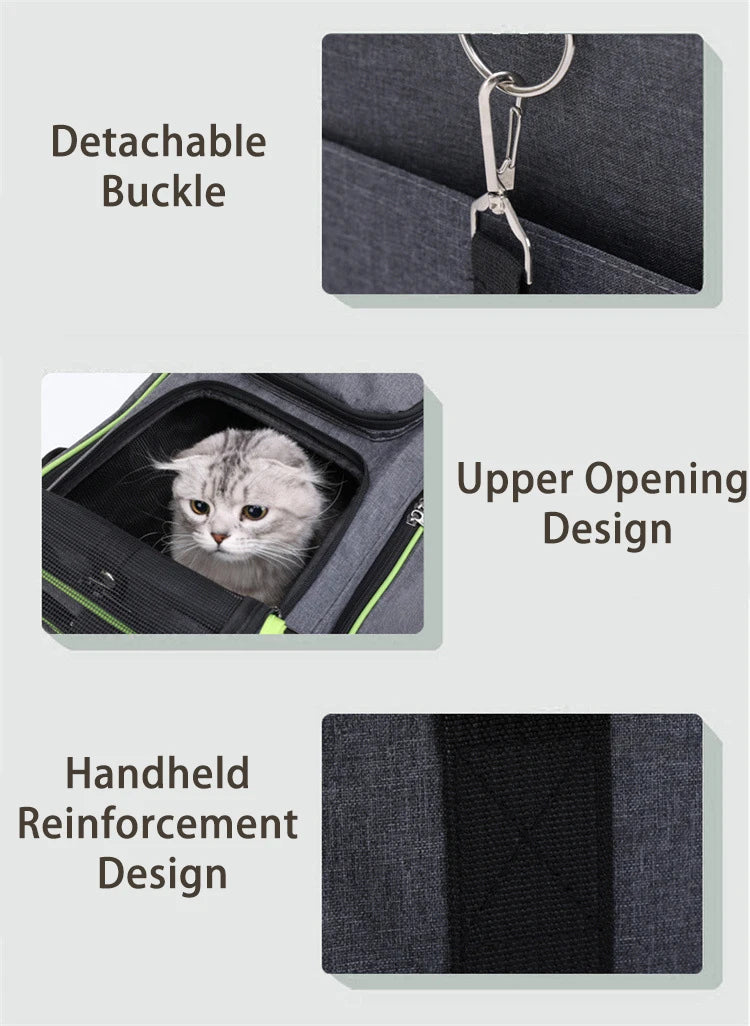 CURAPETS Foldable Travel Pet Carrier Bag