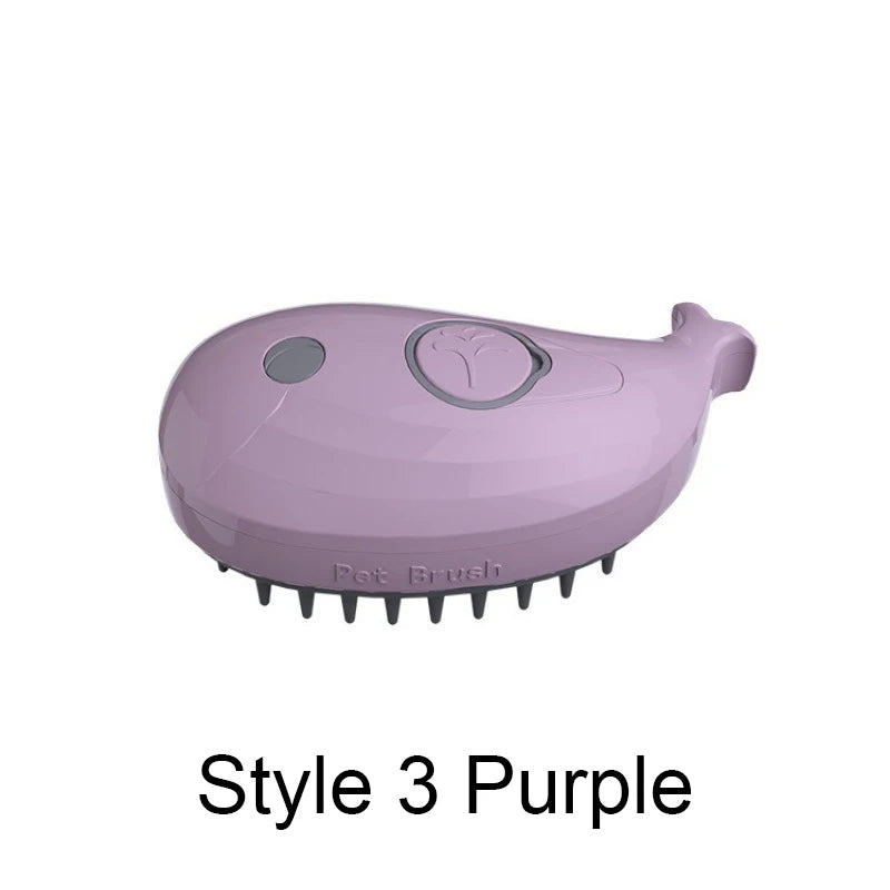 CURAPETS Steamy Electric Grooming Brush