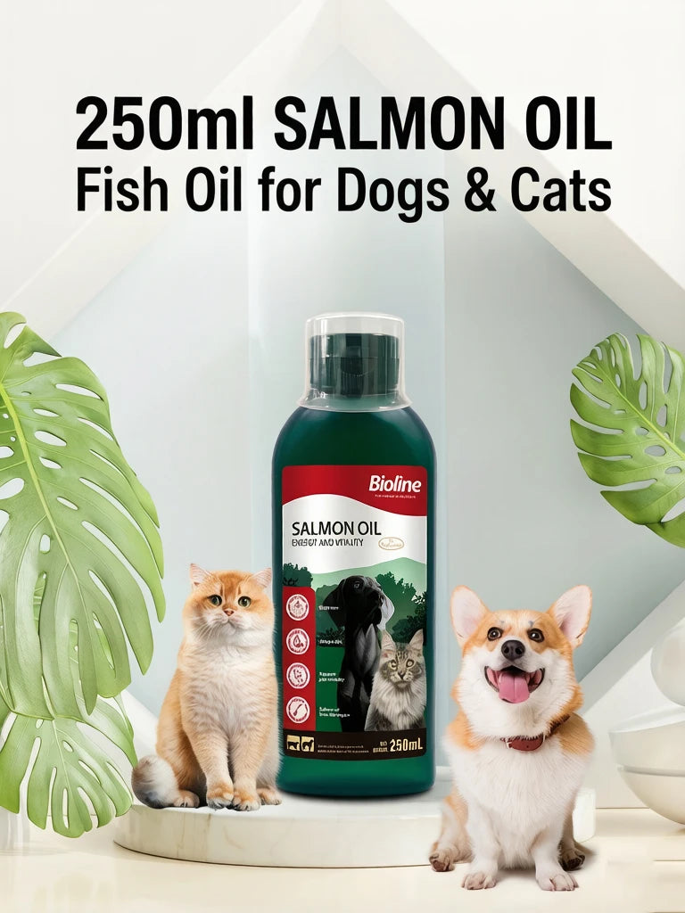 CURAPETS Salmon Oil Omega Supplement 250ml