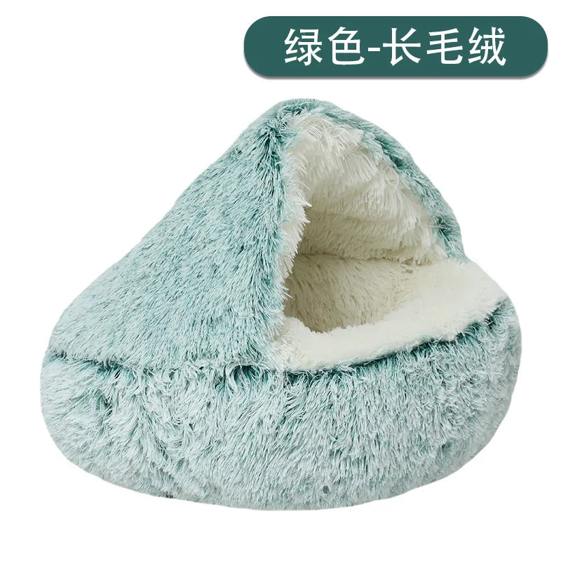 CURAPETS Winter Nest Semi-Enclosed Cat Bed