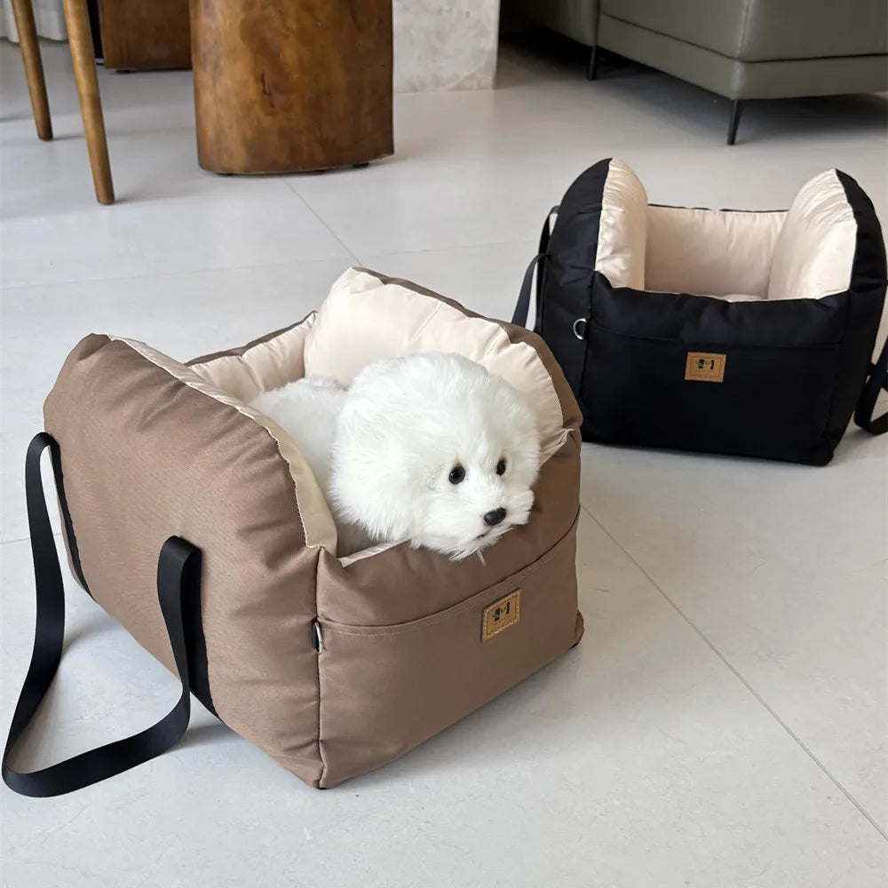 CURAPETS SafeRide Plush Pet Car Seat