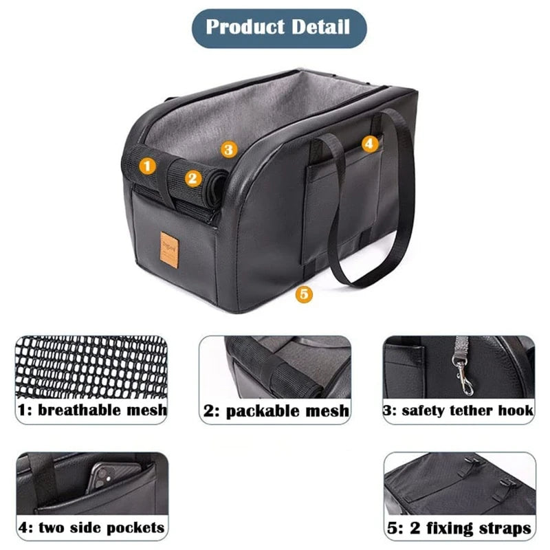 CURAPETS Armrest Puppy Booster Car Seat