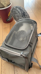 CURAPETS Foldable Mesh Pet Travel Carrier