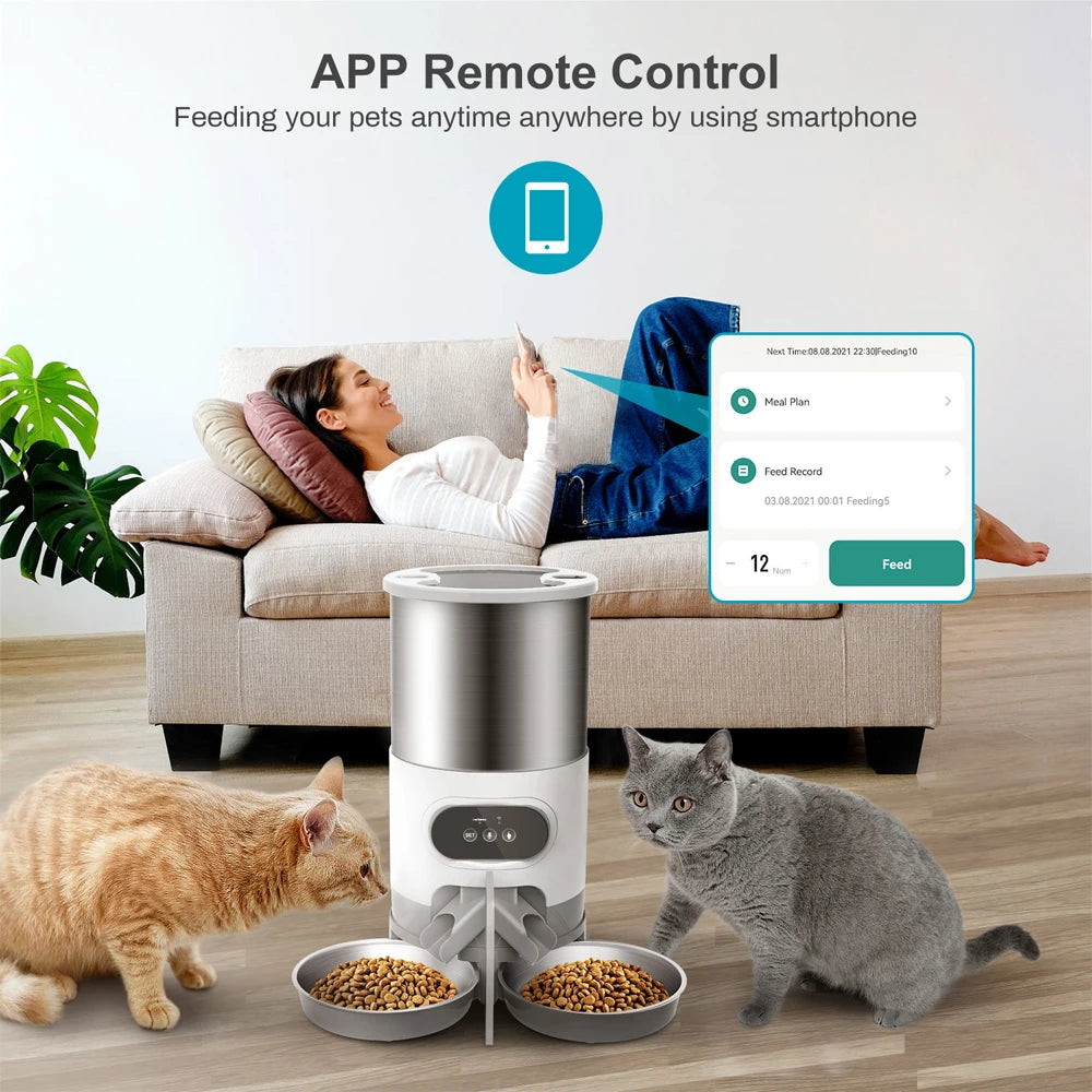 CURAPETS Smart Swirl Automatic Feeder