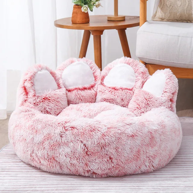 CURAPETS Bear Paw Cozy Sofa Pet Bed