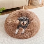 CURAPETS Plush Donut Calming Pet Bed