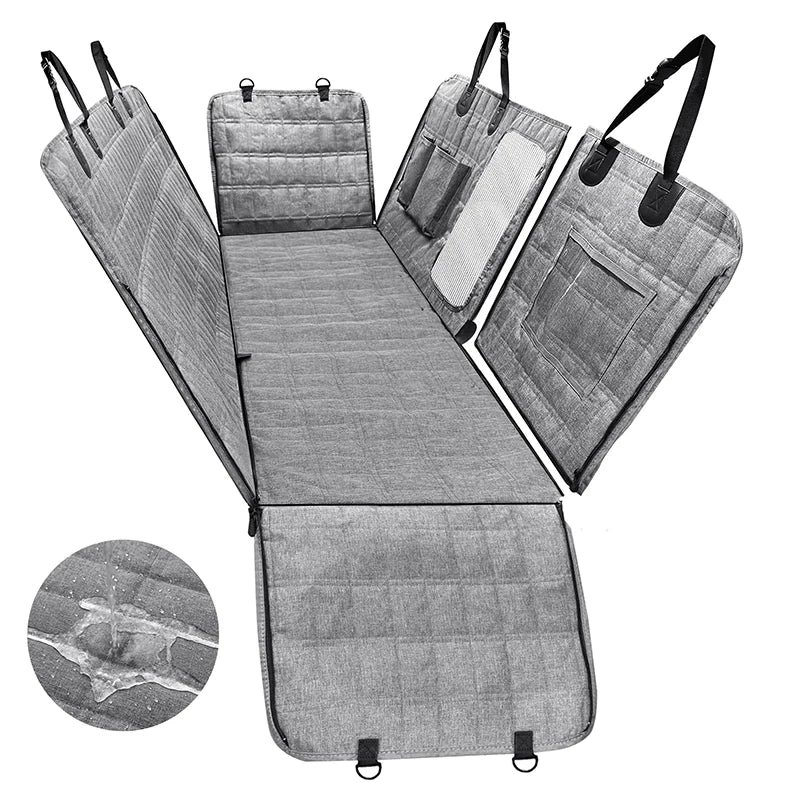 CURAPETS Mesh Window Dog Car Seat Cover