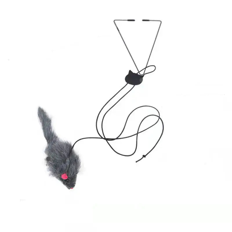 CURAPETS Doorway Plush Hanging Cat Toy
