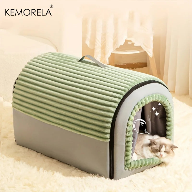 CURAPETS Winter Enclosed Pet Bed House