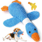 CURAPETS Plush Goose Squeak Chew Toy