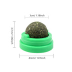 CURAPETS Spinning Catnip Dental Toy