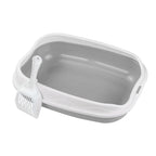 CURAPETS Semi-Enclosed Spatter-Proof Litter Box
