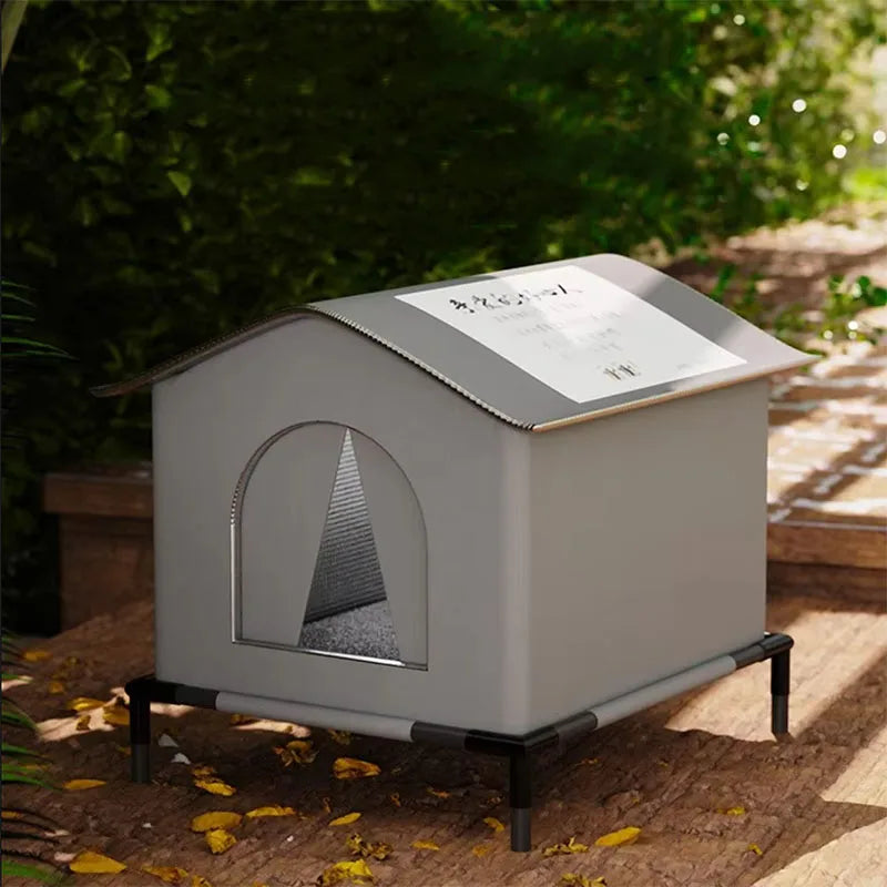 CURAPETS CozyShield Outdoor Pet Cave Bed