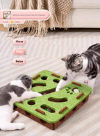 CURAPETS Felt Puzzle Box Cat Toy
