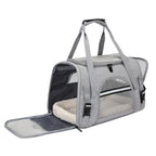 CURAPETS Foldable Mesh Pet Travel Carrier