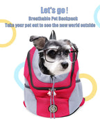 CURAPETS Double Shoulder Travel Pet Backpack