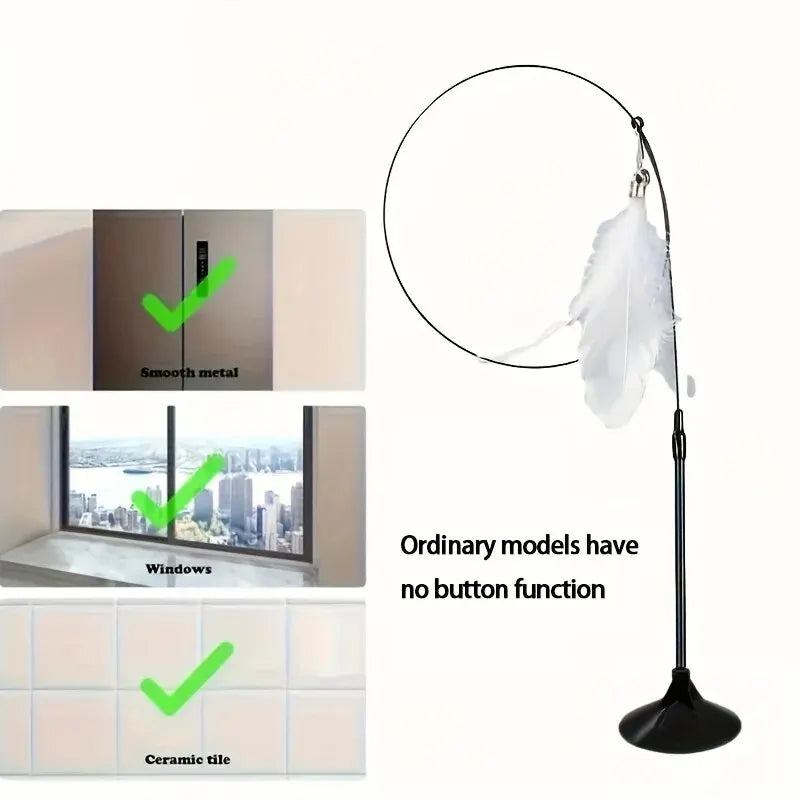 CURAPETS Interactive Cat Teaser Wand