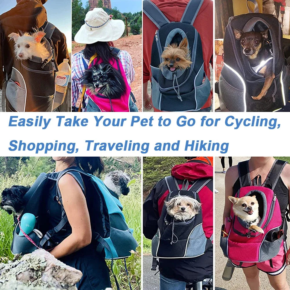 CURAPETS Double Shoulder Travel Pet Backpack