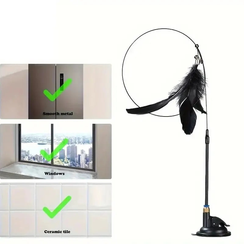 CURAPETS Interactive Cat Teaser Wand