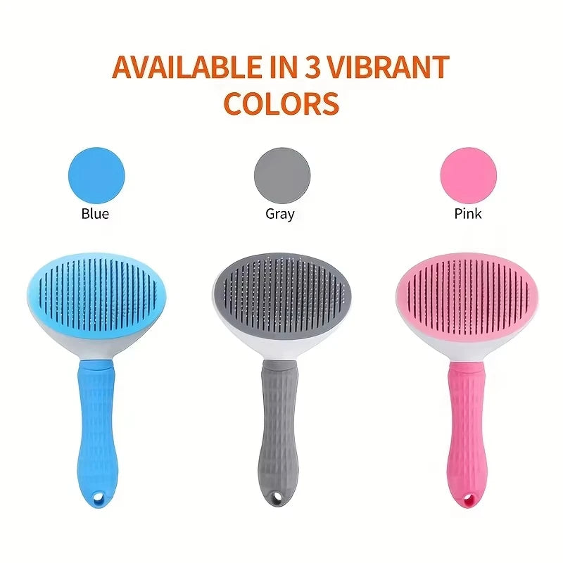 CURAPETS Self-Cleaning Grooming Brush