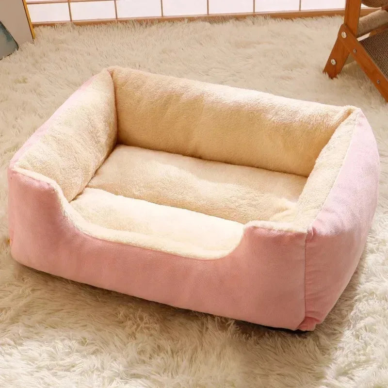 CURAPETS Winter Plush Plush Cat Bed