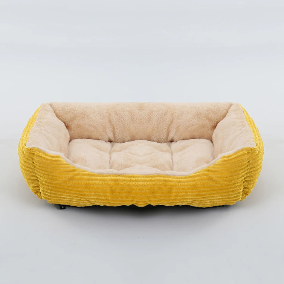 CURAPETS Calming Plush Square Pet Bed