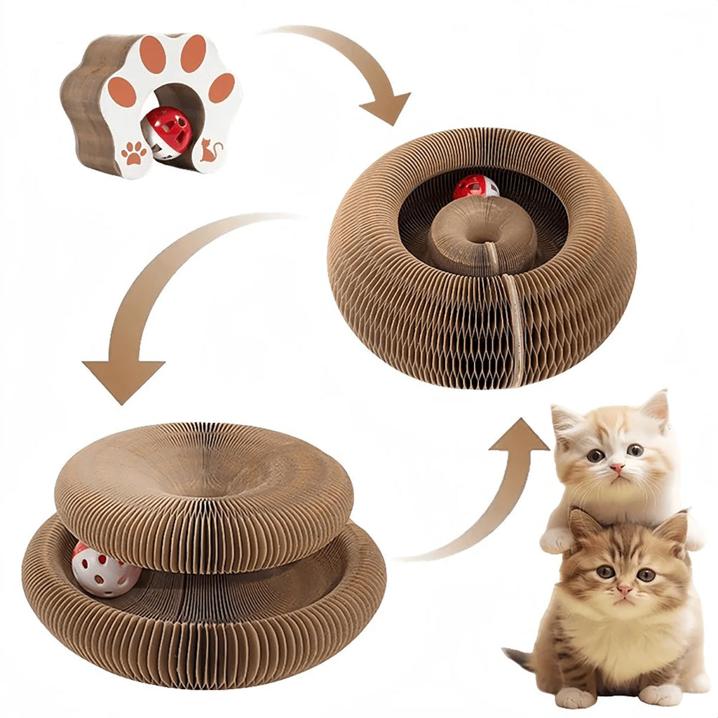 CURAPETS Foldable Cat Scratcher Toy