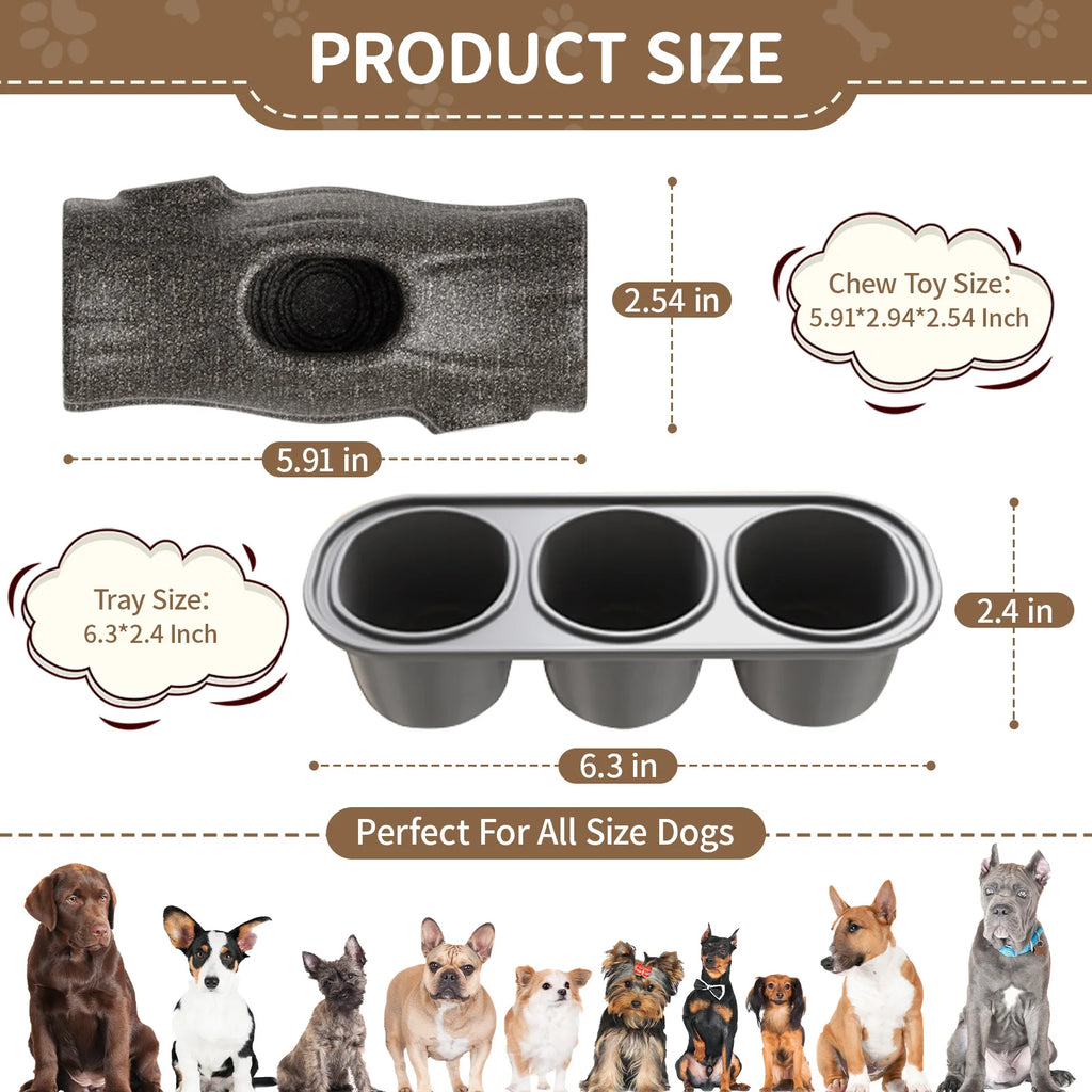 CURAPETS Indestructible Frozen Treat Dog Toy