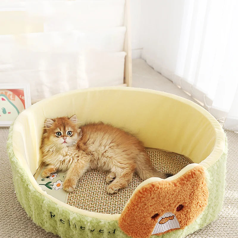CURAPETS Cozy Nest Winter Pet Bed