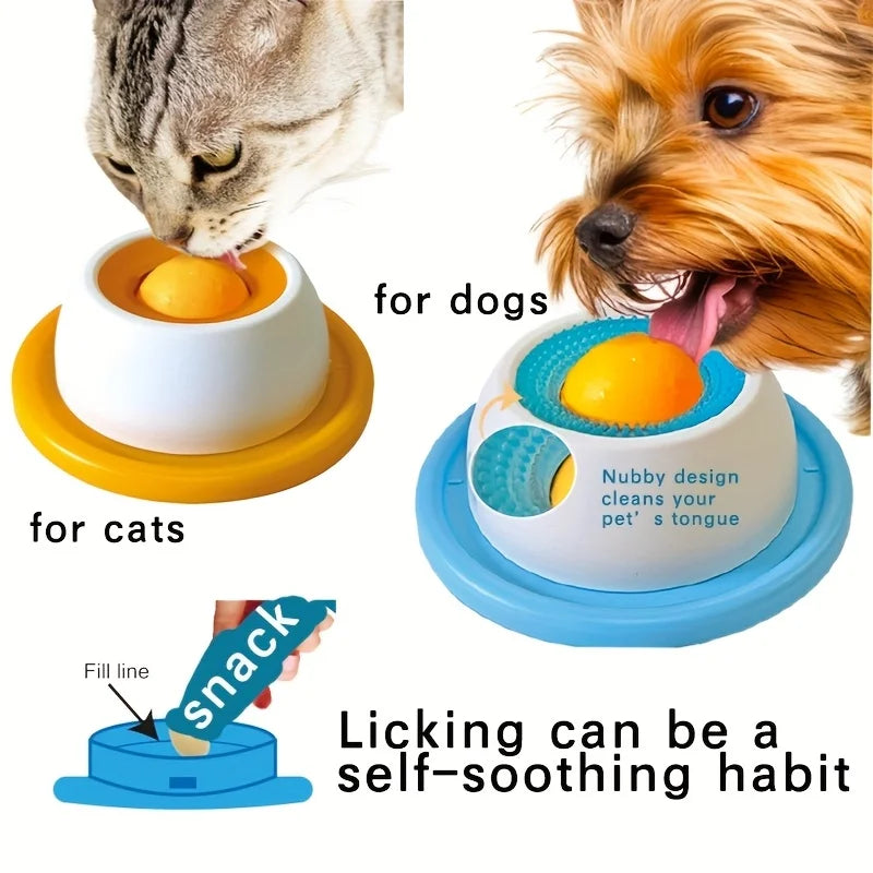 CURAPETS Calming Lick Mat Slow Feeder Plate