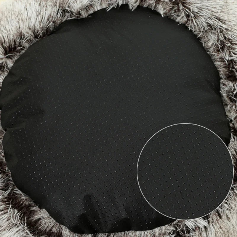 CURAPETS Winter Plush Calming Cat Bed