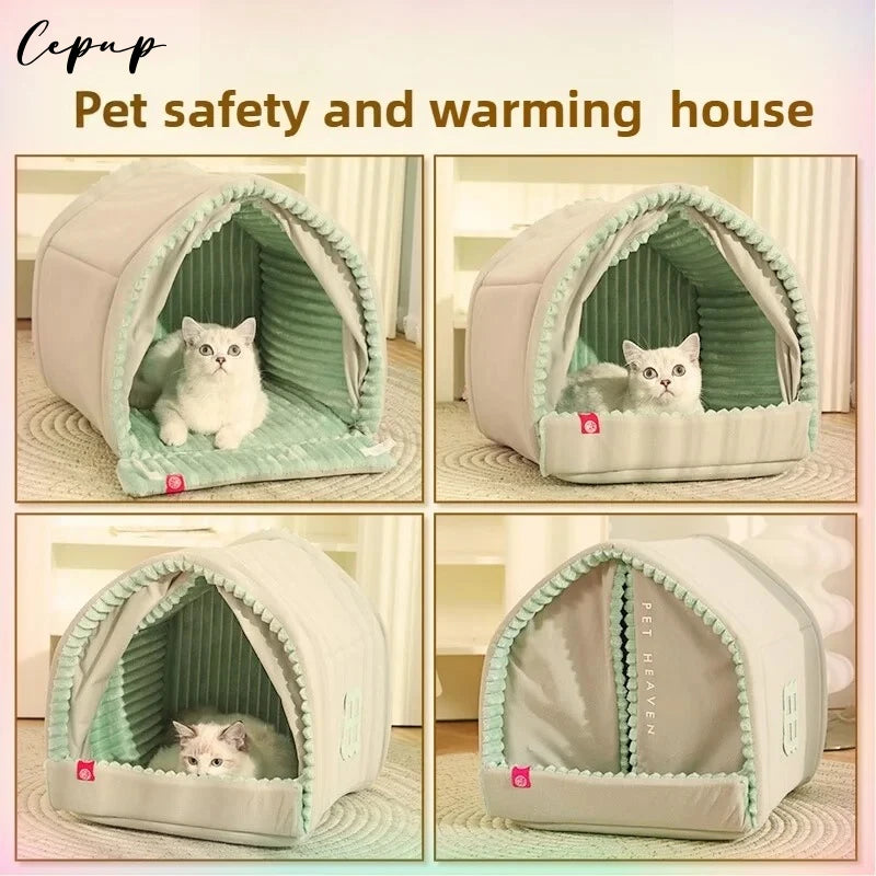 CURAPETS Winter Retreat Warming Pet Bed