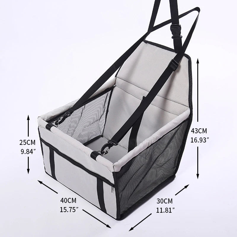 CURAPETS Oxford Booster Dog Car Seat
