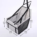 CURAPETS Oxford Booster Dog Car Seat