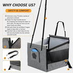CURAPETS Portable Waterproof Dog Car Seat