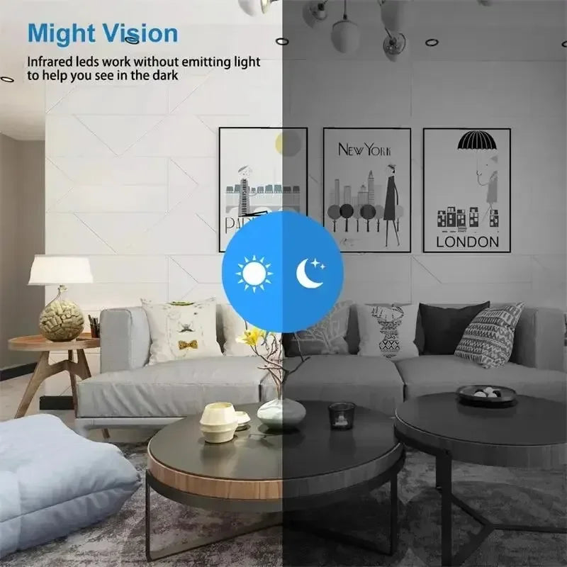 CURAPETS 1080P Mini WiFi Pet Monitor Camera