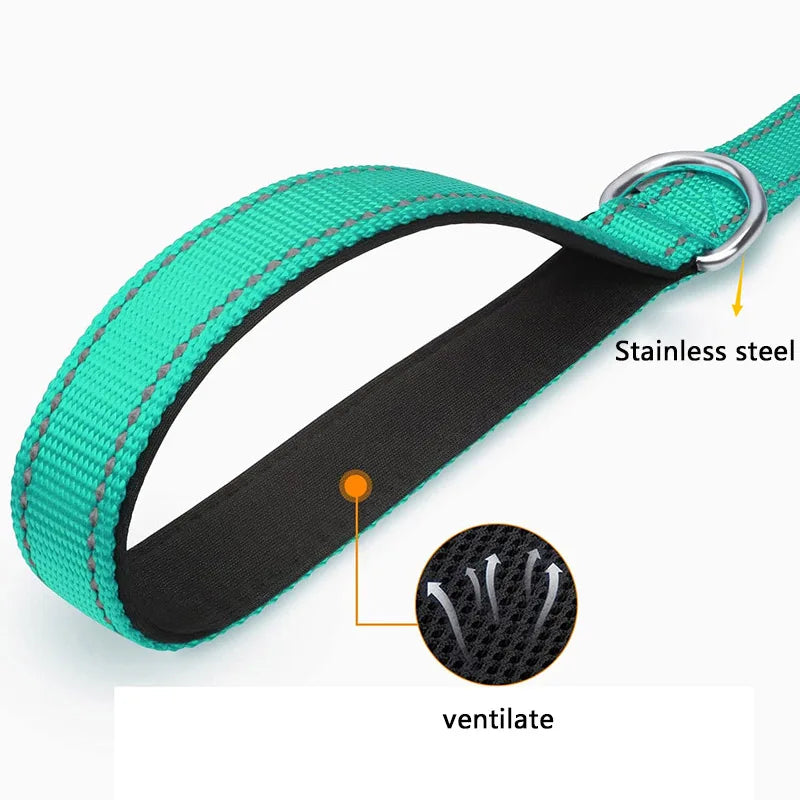 CURAPETS Night Reflective Training Lead Leash
