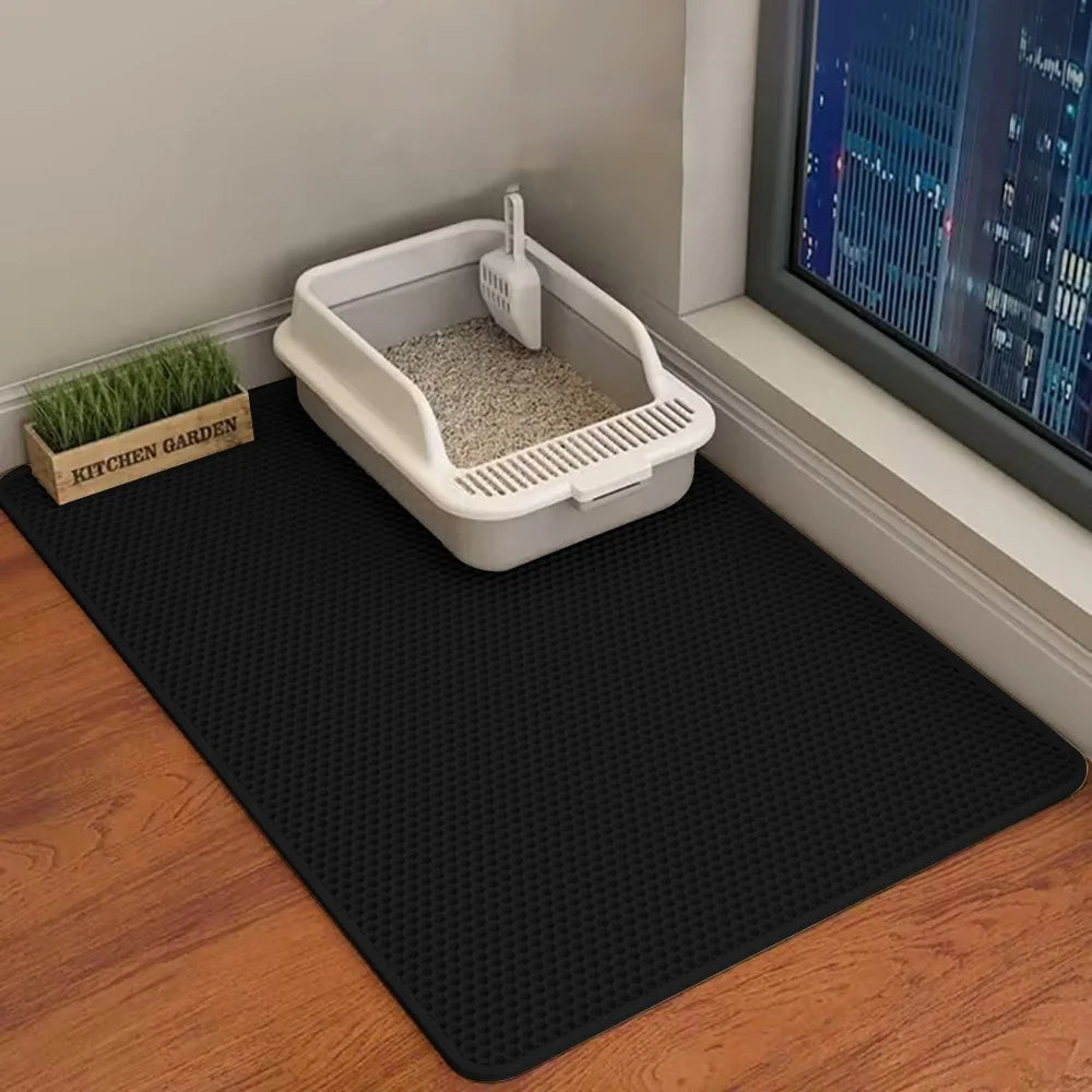 CURAPETS Premium Double Layer Cat Litter Mat