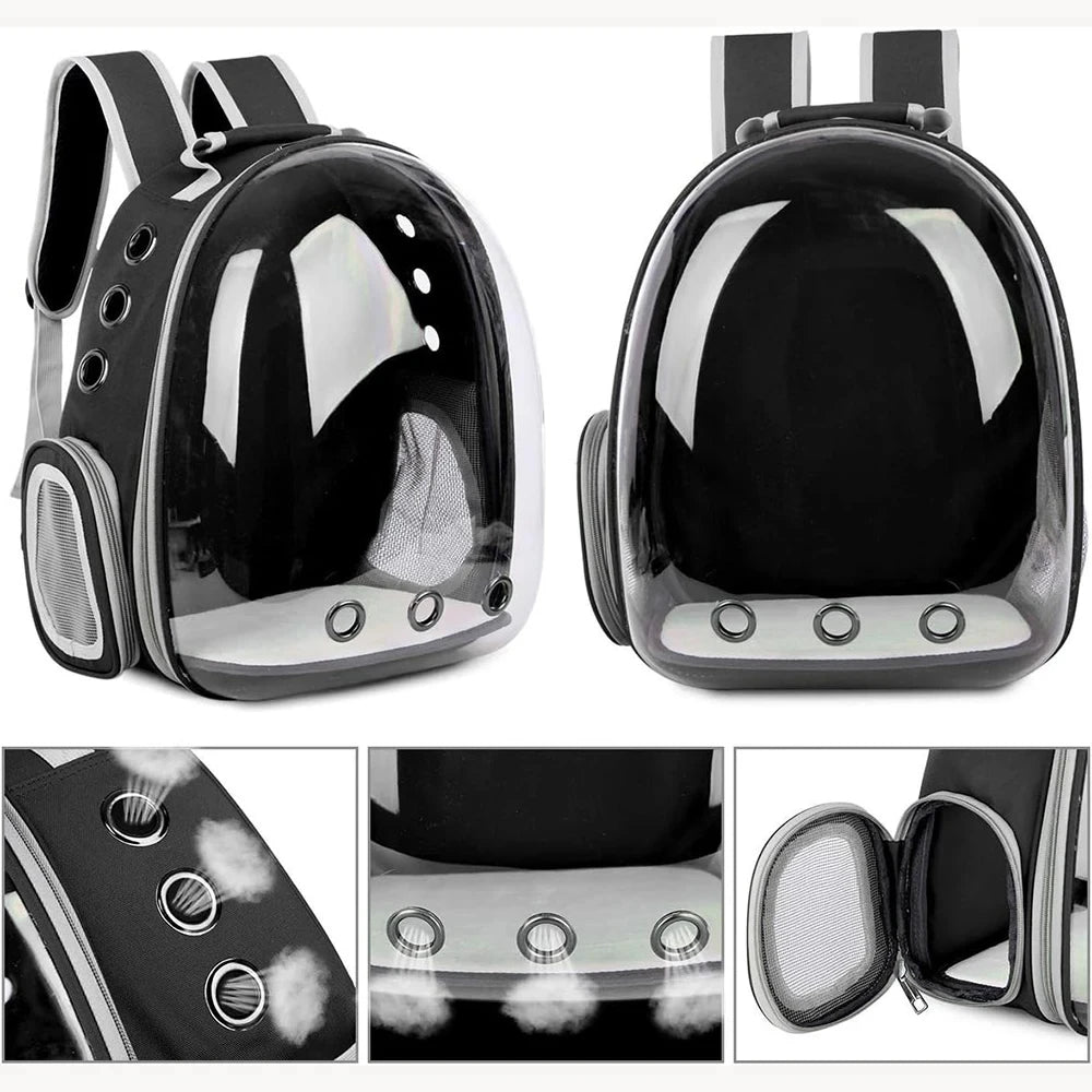 CURAPETS Bubble Capsule Cat Carrier Backpack