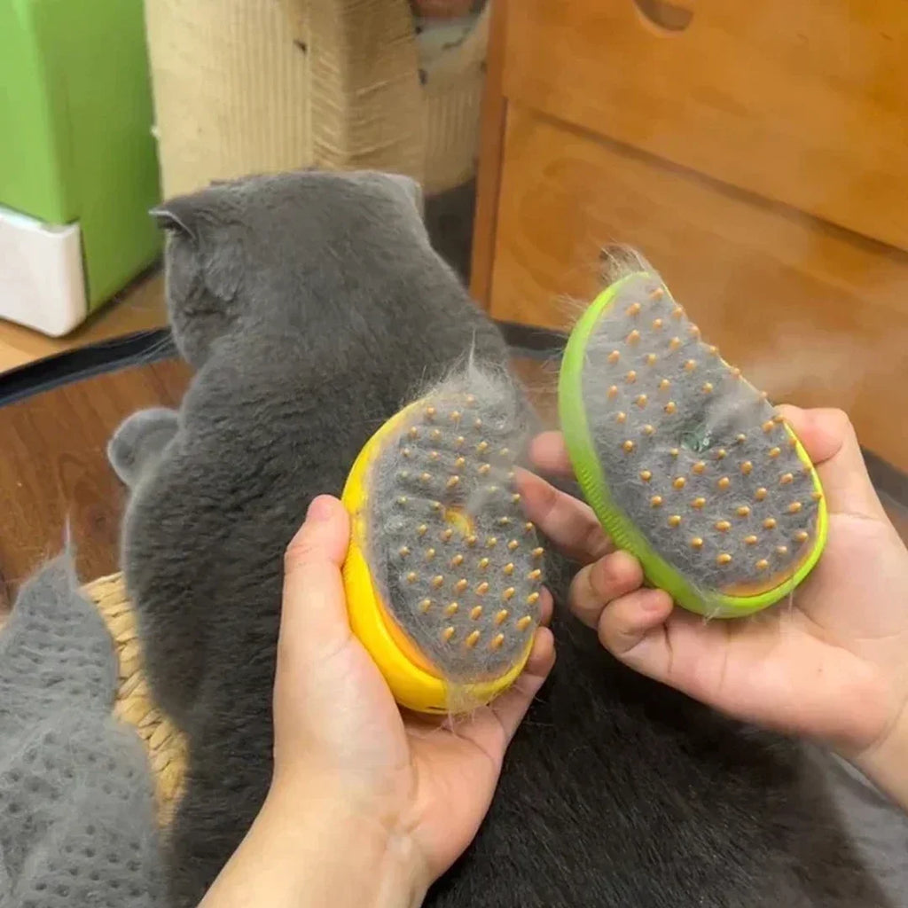 CURAPETS Steamy Brush Electric Pet Groomer