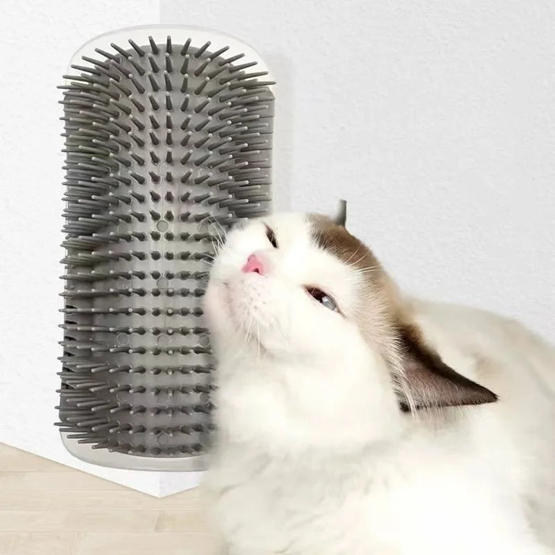CURAPETS Cat Corner Massage Grooming Brush