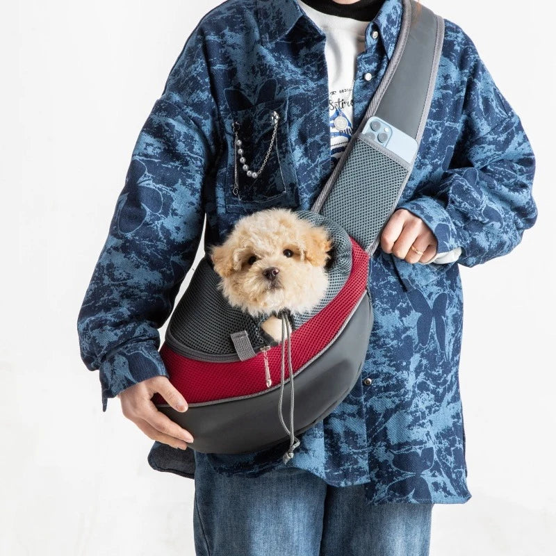 CURAPETS Mesh Sling Pet Carrier