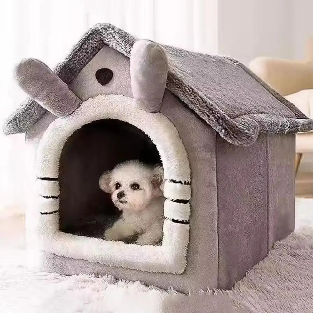 CURAPETS Cozy Warm Pet House Bed