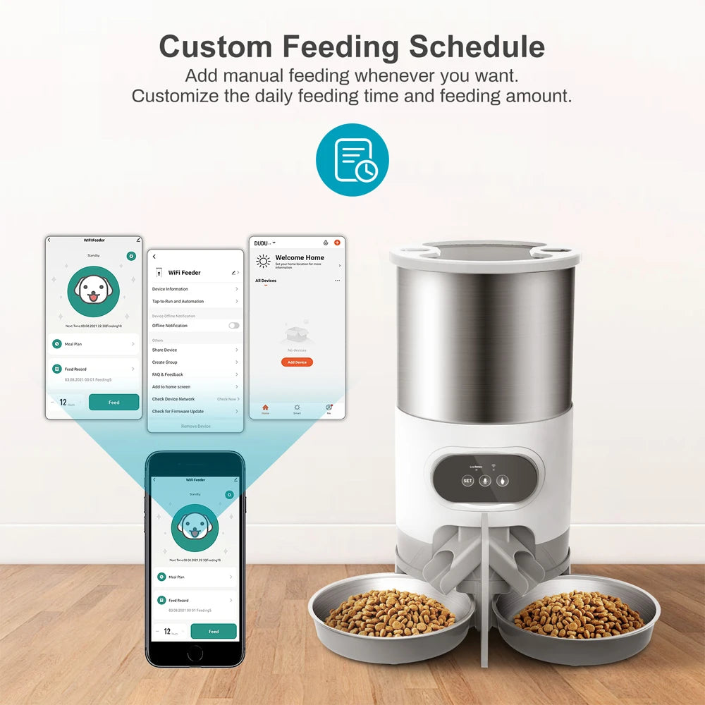 CURAPETS Smart Swirl Automatic Feeder