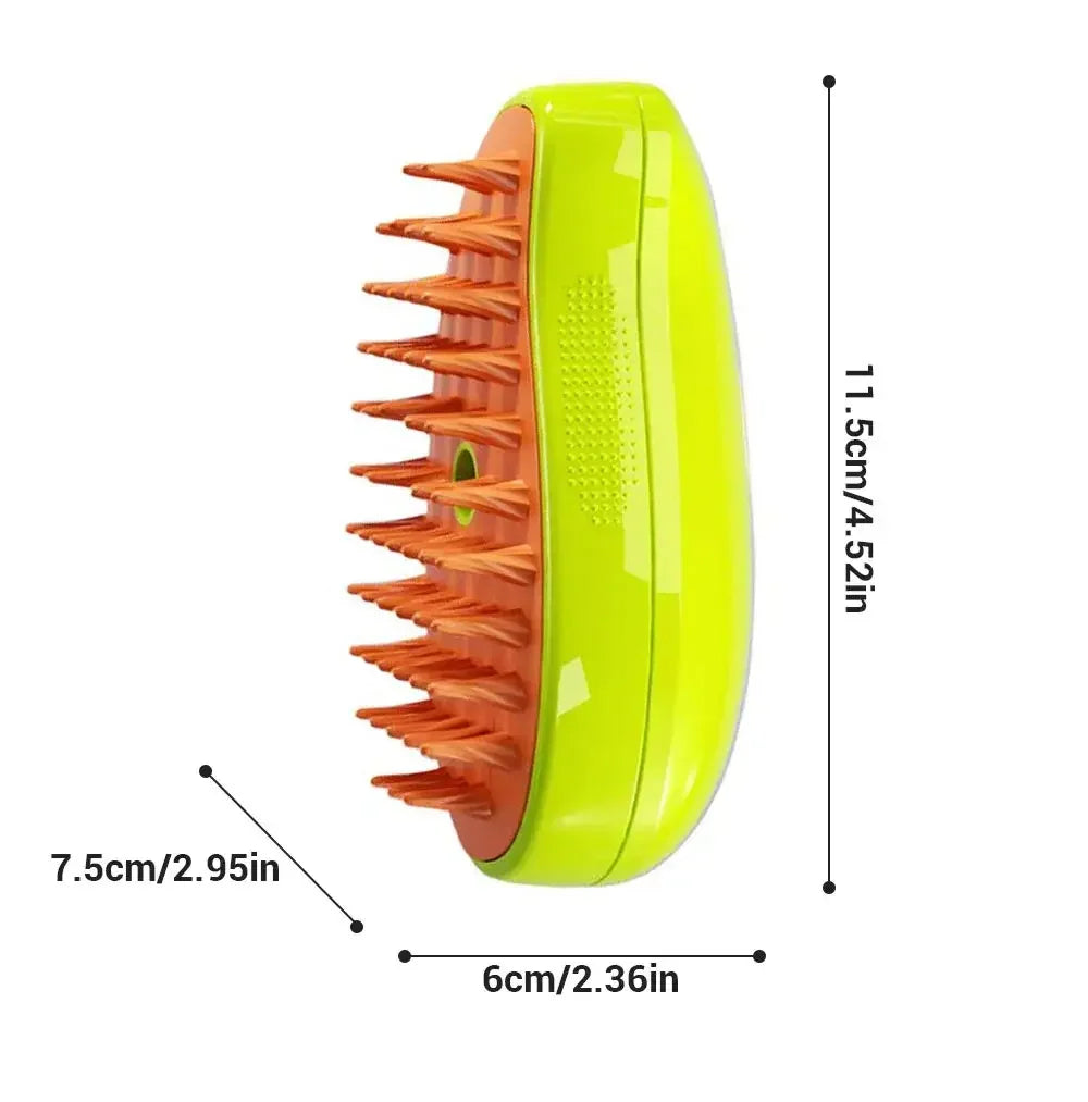 CURAPETS Steamy Brush Electric Pet Groomer