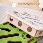 CURAPETS Felt Puzzle Box Cat Toy