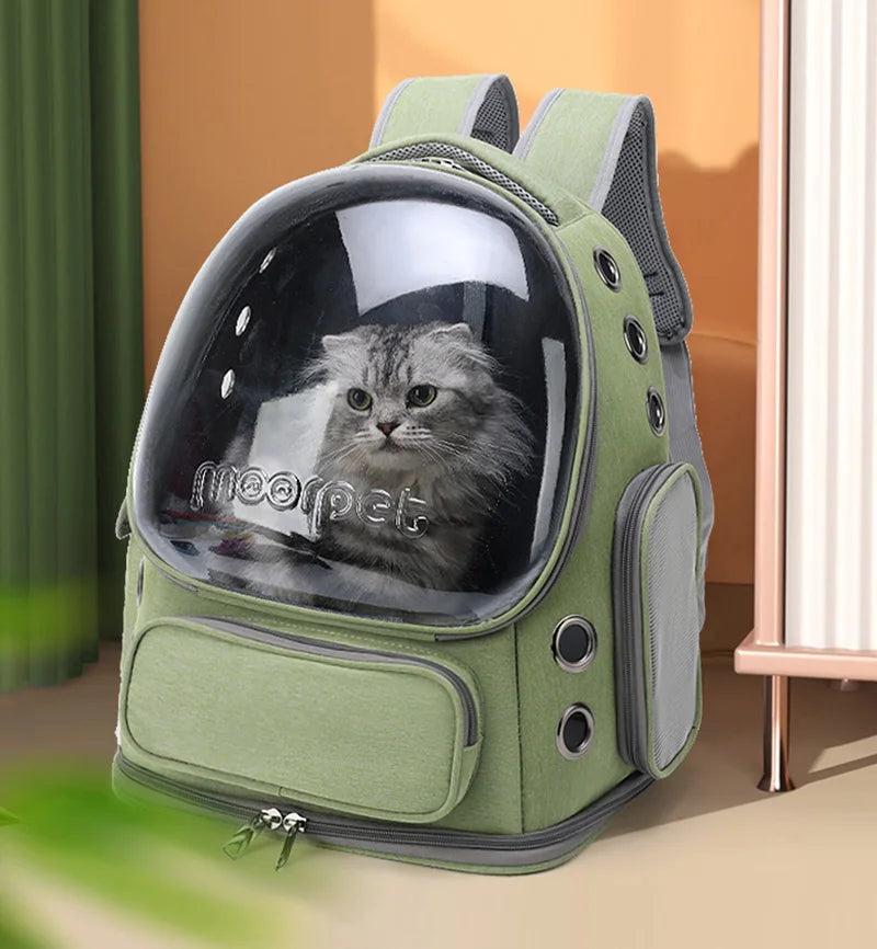 CURAPETS ClearView Travel Cat Carrier Backpack