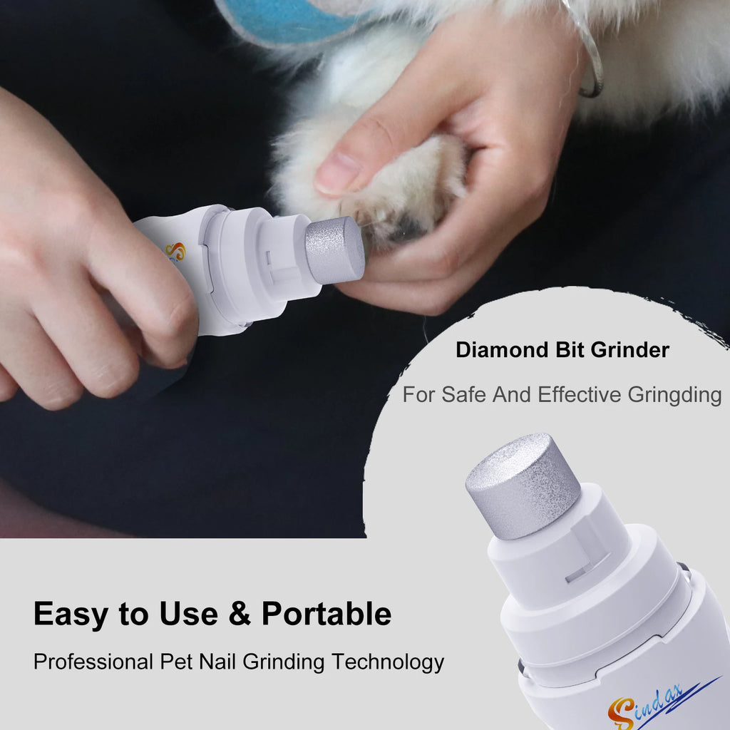 CURAPETS Quiet USB Dog Nail Grinder