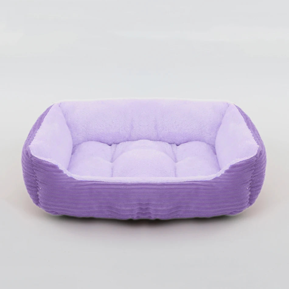 CURAPETS Calming Plush Square Pet Bed