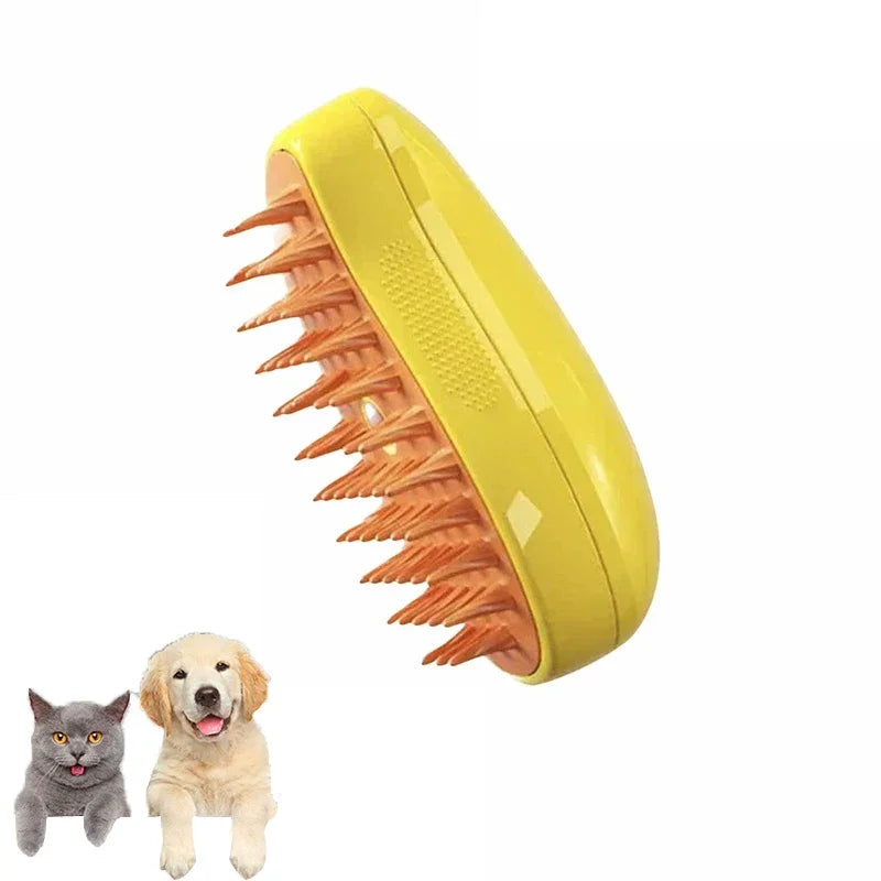 CURAPETS Steamy Brush Electric Pet Groomer
